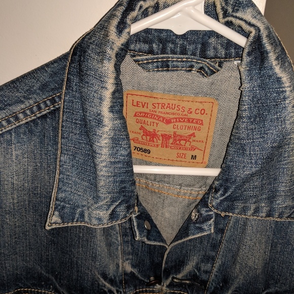 Levi Strauss Denim Vest - Picture 3 of 3